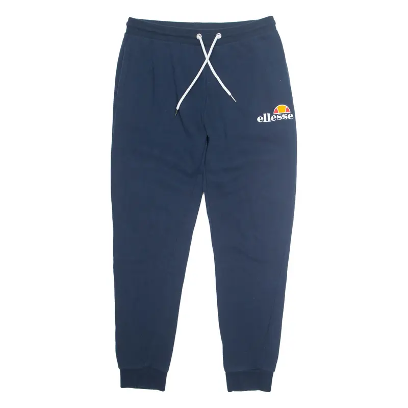 ELLESSE Mens Joggers Blue Tapered XL W32 L29