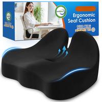 Seat Cushion, Memory Foam Office Chair Seat Cushion for Office Chairs/Car/Long Trip/Desk Chair/Gaming, Extra Large Size for S...