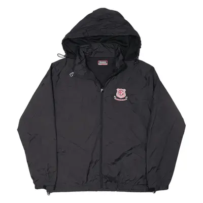 KAPPA Athletic Football Club Birkenhead United Rain Jacket Black Mens L