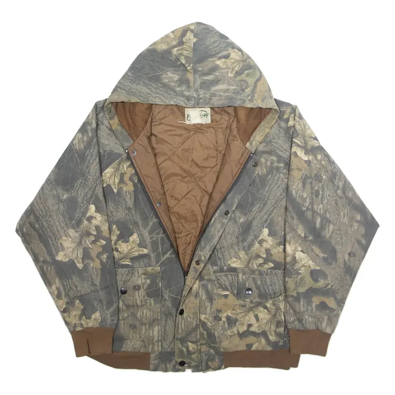 FIELD STAFF Realtree Mens Jacket Green Hooded L