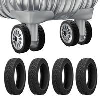Silicone Luggage Wheel Cover (8 Counts), Travel Wheel Protector, Anti-noise Wheel Covers for Luggage, Rotating Chair, Stool, ...