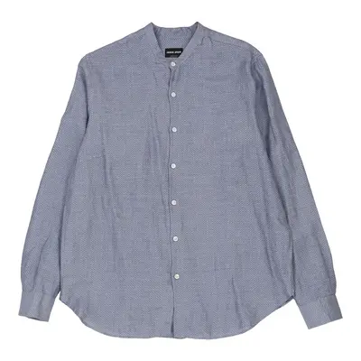 Emporio Armani Shirt - Large Blue Cotton