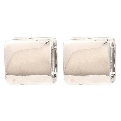 Brass Thick Hoop Earrings