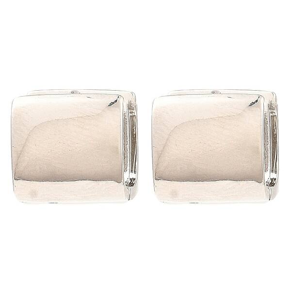 Brass Thick Hoop Earrings