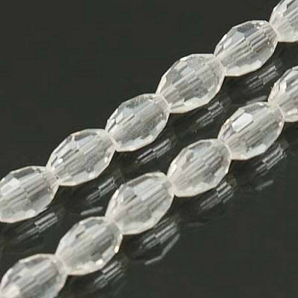 Faceted Glass Beads Strands