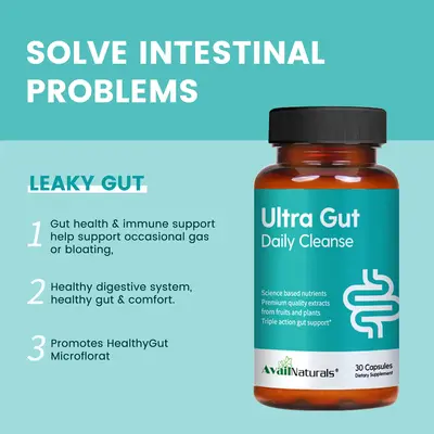 7 Day Cleanse - Gut & Colon Support｜Advanced Formula with Senna leaf extract & Cassia seed｜Contains 2.5 Billion Probiotic...