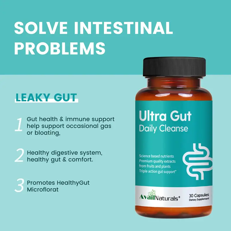 7 Day Cleanse - Gut & Colon Support｜Advanced Formula with Senna leaf extract & Cassia seed｜Contains 2.5 Billion Probiotic...