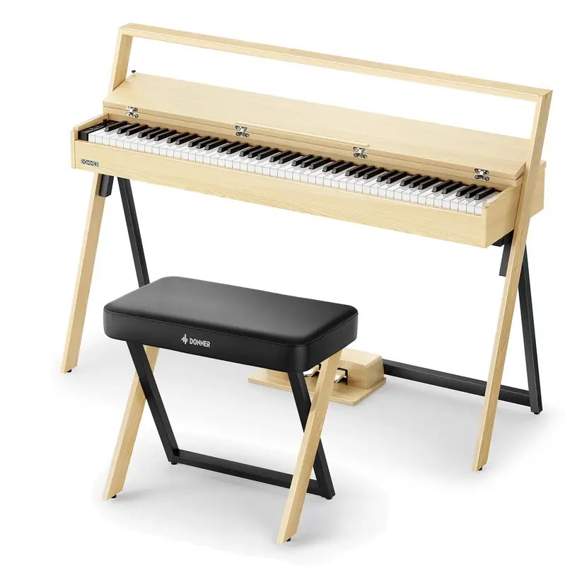 Donner OURA™ R300 Home Digital Piano - Light Wood / Piano+Bench