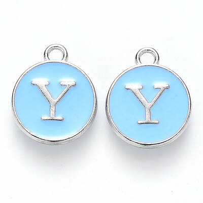 Platinum Plated Alloy Enamel Charms