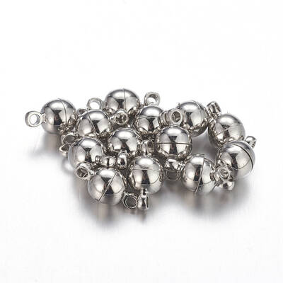 Brass Magnetic Clasps with Loops