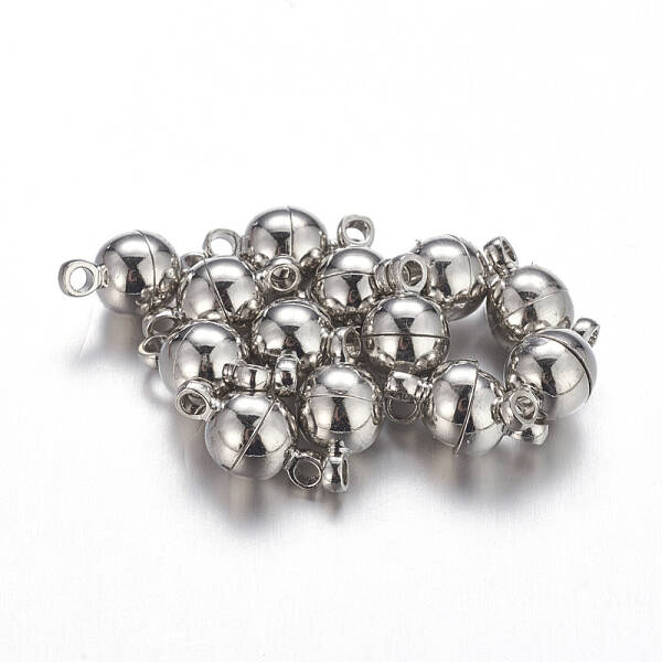 Brass Magnetic Clasps with Loops