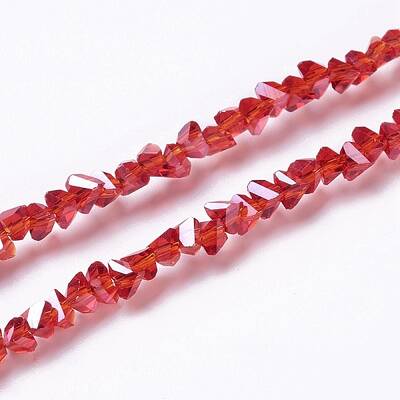 Transparent Glass Beads Strands