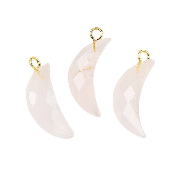 Natural Rose Quartz Pendants