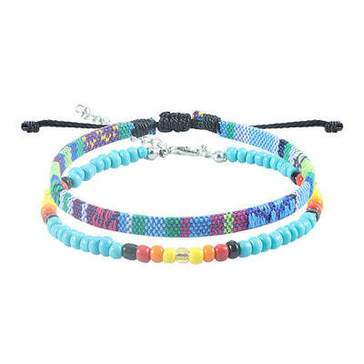 Rice Bead Woven Bracelet