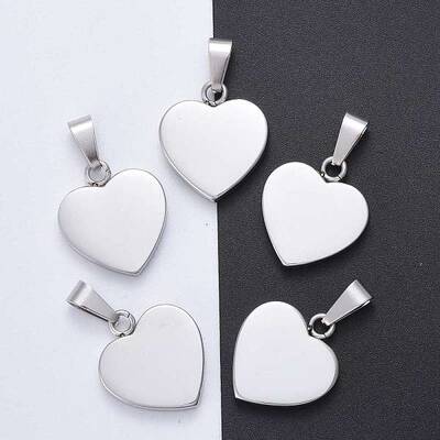 Tarnish Resistant Fashionable 304 Stainless Steel Stamping Blank Tag Pendants
