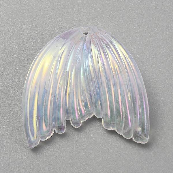 Grandient Color Transparent Resin Pendants