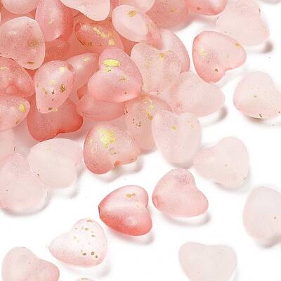 Frosted Transparent Acrylic Beads
