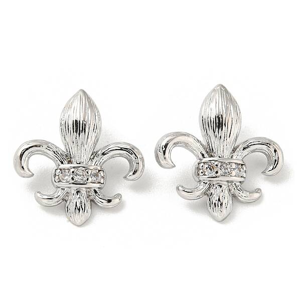 Brass Micro Pave Cubic Zirconia Charms