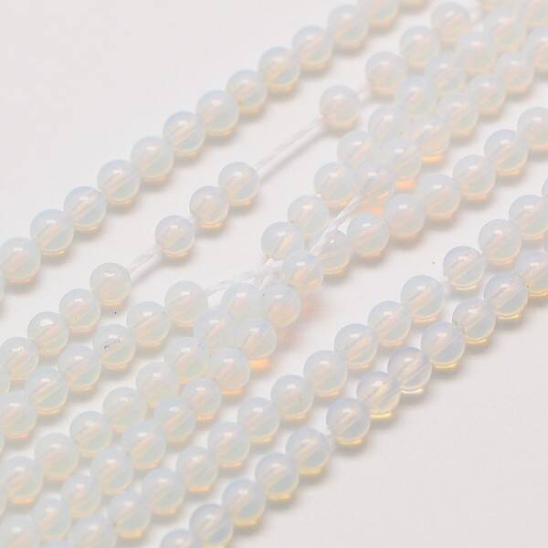 Opalite Round Beads Strands