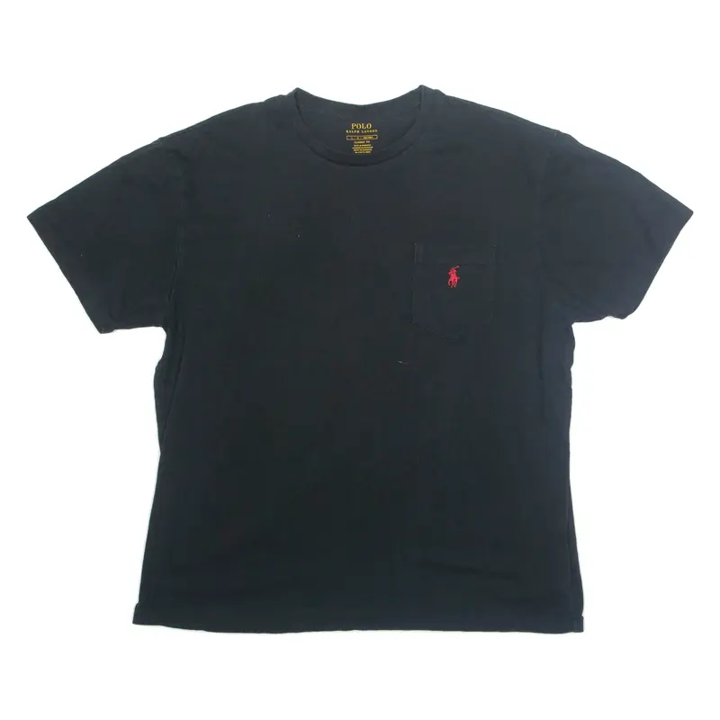 POLO RALPH LAUREN Mens T-Shirt Black L