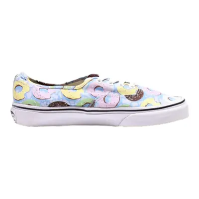 VANS Old Skool Low Top Trainers Blue Canvas Womens UK 4