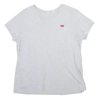 LEVI'S Mens T-Shirt Grey L