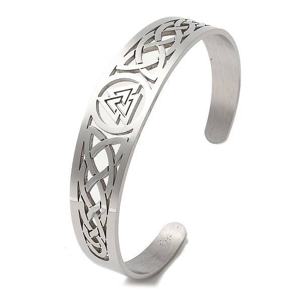 Non-Tarnish 304 Stainless Steel Hollow Cuff Bangles