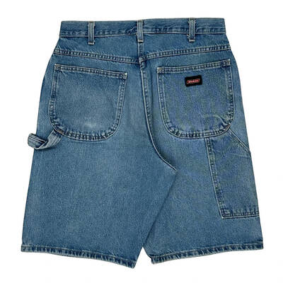 Dickies Carpenter Shorts - 33W 11L Blue Cotton