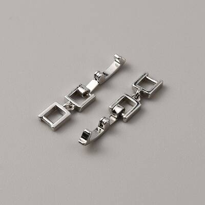 Brass Fold Over Clasps