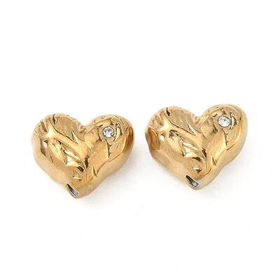 304 Stainless Steel Crystal Rhinestone Beads