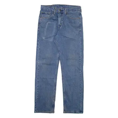 LEVI'S 505 Jeans Mens Blue Regular Straight W31 L30