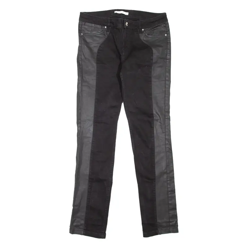 KAREN MILLEN Womens Jeans Black Slim Straight W32 L31
