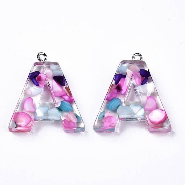 Transparent Epoxy Resin Pendants
