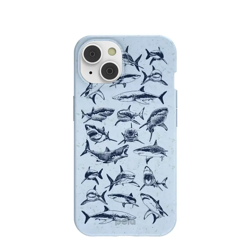 Powder Blue Great White iPhone 14/16e Case