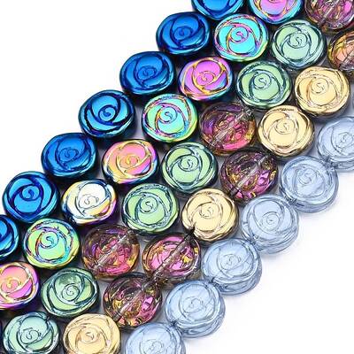 Electroplate Glass Beads Strands