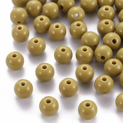 Opaque Acrylic Beads