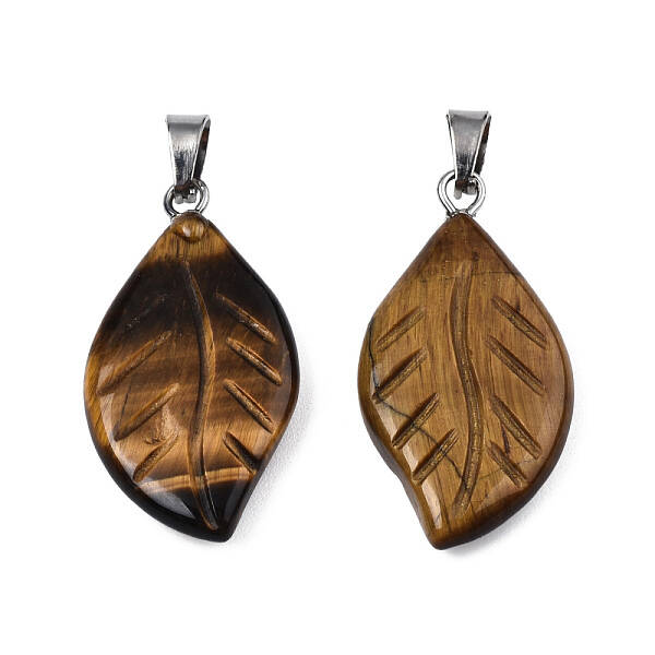 Natural Tiger Eye Pendants