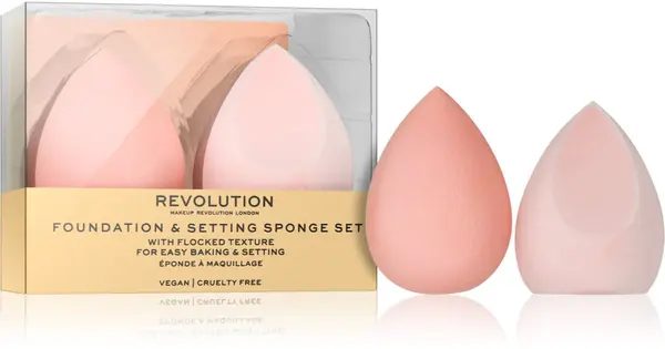 Makeup Revolution Corrects and Fixes Foundation Sponge 2 Pieces