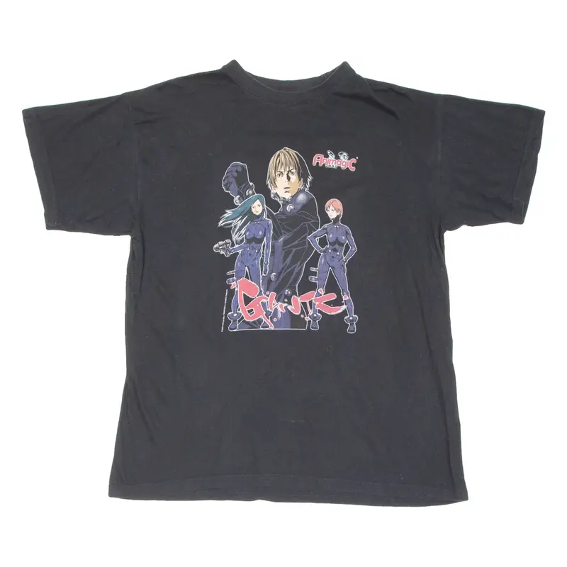 Animagic Mens T-Shirt Black M