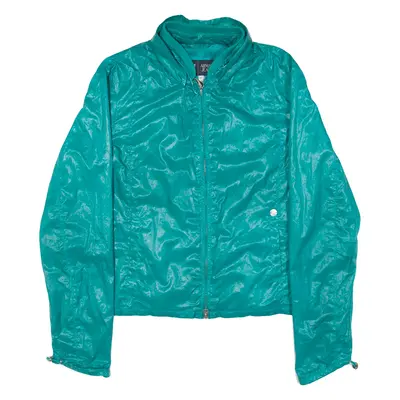ARMANI JEANS Womens Shell Jacket Blue Hooded M