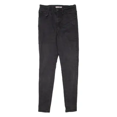 LEVI'S Mile High Womens Jeans Black Slim Skinny W26 L30
