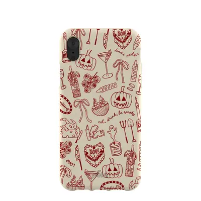 London Fog Spooky Dinner Party iPhone XR Case