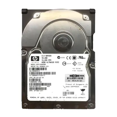 3R-A4143-AA HP 18.2GB Ultra-320 SCSI 15000 3.5-inch Hard Drive