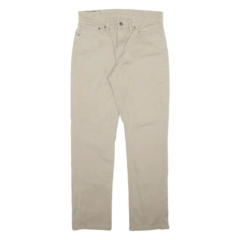 LEVI'S 511 Mens Trousers Beige Slim Straight W31 L30