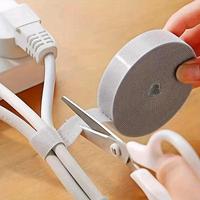 Home Office Cable Tie, 1 Roll Cable Organizer, Cable Ties Wire Winder Keeper, Usb Cables Management Protector, Earphone Mouse...
