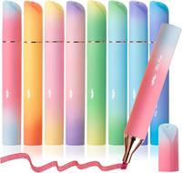 - Aesthetic Highlighters, 8 Pack, Chisel Tip, Sunshine Colors, Gradient Barrel, Cute Highlighters Assorted Colors, Cute Highl...