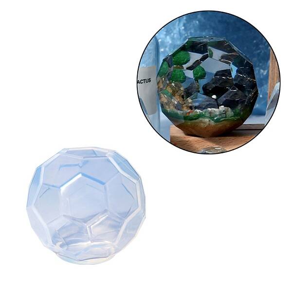 DIY Faceted Ball Display Silicone Molds