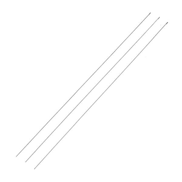 Steel Beading Needles with Hook for Bead Spinner