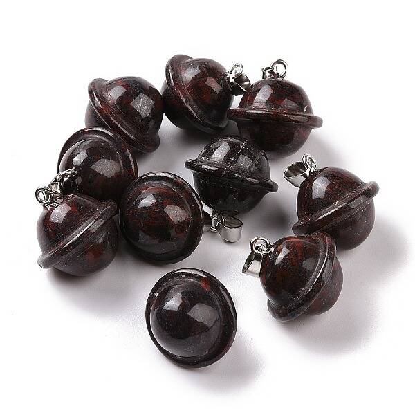 Natural Brecciated Jasper Pendants