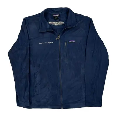 Mass General Brigham Patagonia Fleece Jacket - Large Blue Polyester